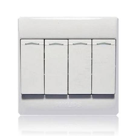 飛利浦q4四位大蹺板單極開關(guān)